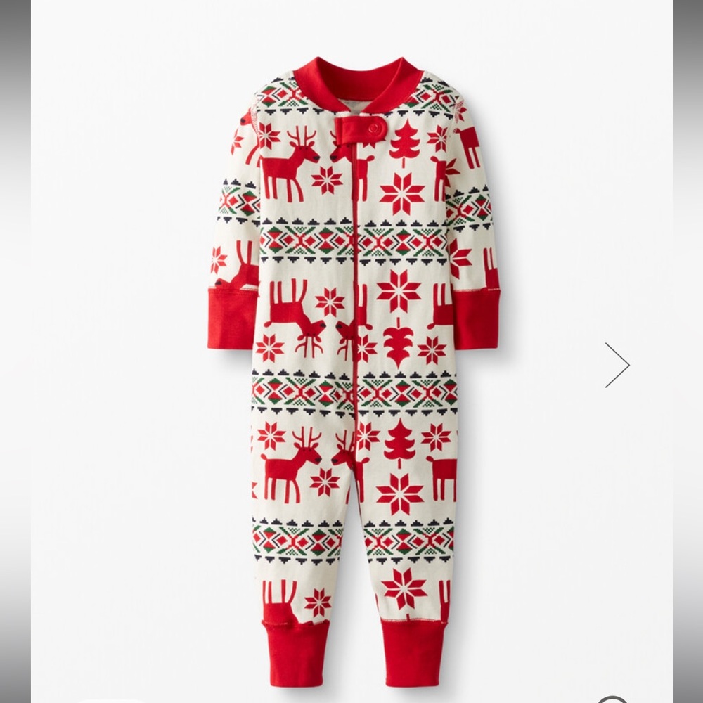 Hanna Andersson holiday zip sleeper
